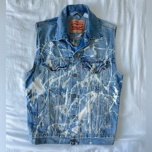 Levi's Acid Wash Cut-Off Jacket